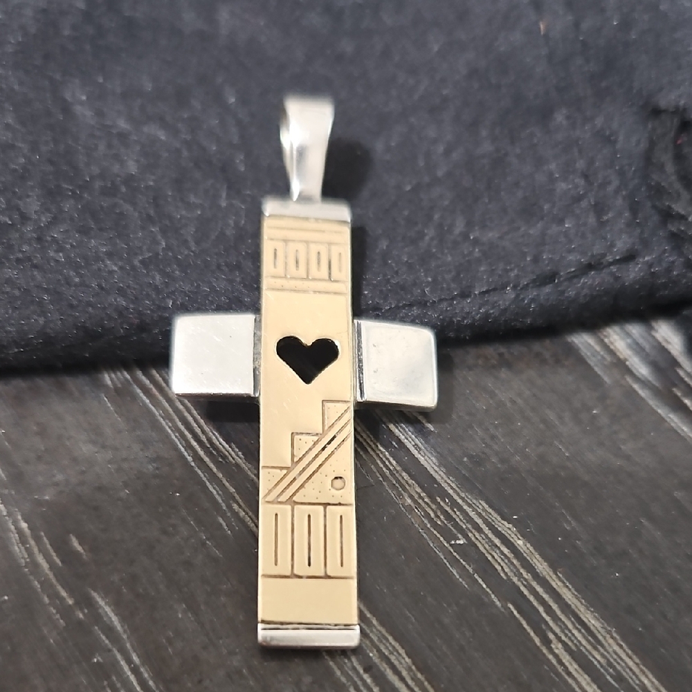 Carolyn Pollack RTM Silver Cross Pendant